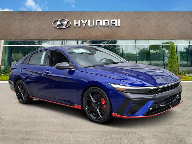 Intense Blue 2026 Hyundai Elantra N FWD Sedan Front-Wheel Drive Automatic