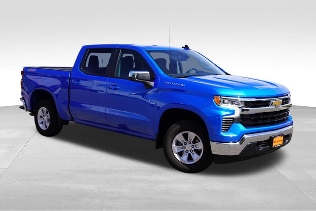 Riptide Blue Metallic 2026 Chevrolet Silverado 1500 Pickup Truck Four-Wheel Drive Automatic