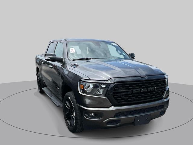 Gray (Granite Crystal Metallic Clearcoat) 2022 RAM 1500 Pickup Truck Four-Wheel Drive 8-Speed Automatic