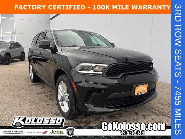 DB Black Crystal Clearcoat 2024 Dodge Durango GT AWD SUV / Crossover All-Wheel Drive 8-Speed Automatic