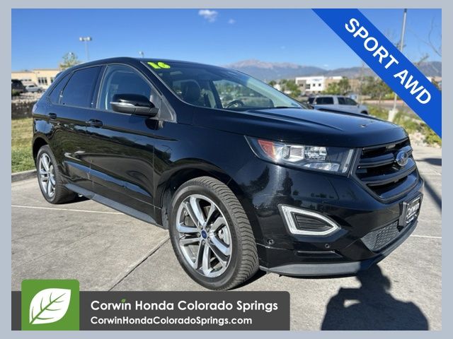 Shadow Black 2016 Ford Edge Sport AWD SUV / Crossover All-Wheel Drive 6-Speed Automatic