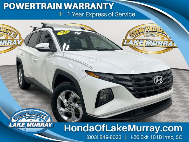 White Pearl 2023 Hyundai Tucson SUV / Crossover All-Wheel Drive 8-Speed Automatic