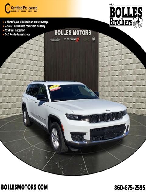 Bright White Clearcoat 2023 Jeep Grand Cherokee L SUV / Crossover Four-Wheel Drive 8-Speed Automatic