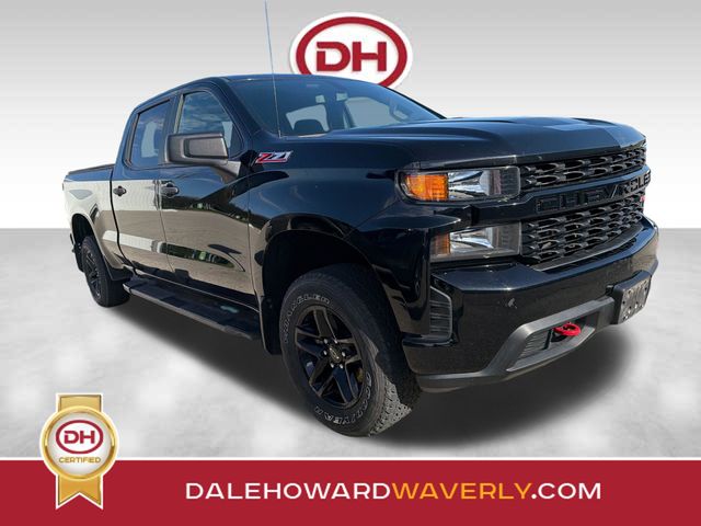 Black 2020 Chevrolet Silverado 1500 Pickup Truck Four-Wheel Drive 6-Speed Automatic Overdrive