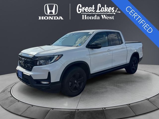 Platinum White Pearl 2024 Honda Ridgeline Pickup Truck All-Wheel Drive 9-Speed Automatic