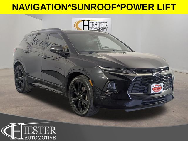 Black 2019 Chevrolet Blazer RS FWD SUV / Crossover Front-Wheel Drive 9-Speed Automatic