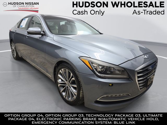 Parisian Gray 2016 Hyundai Genesis Sedan 8-Speed Automatic