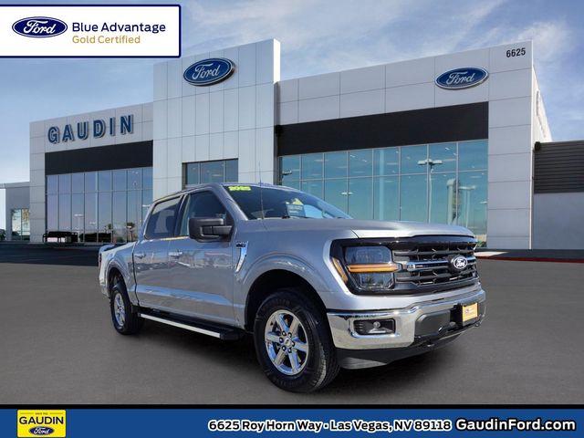 Silver Metallic 2025 Ford F-150 Pickup Truck Four-Wheel Drive Automatic