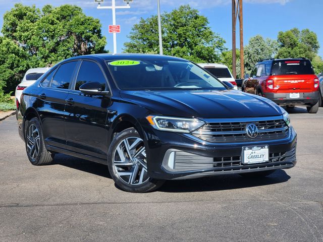 Black 2024 Volkswagen Jetta Sedan Front-Wheel Drive 8-Speed Automatic