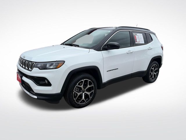 Bright White Clearcoat 2025 Jeep Compass SUV / Crossover Four-Wheel Drive 8-Speed Automatic