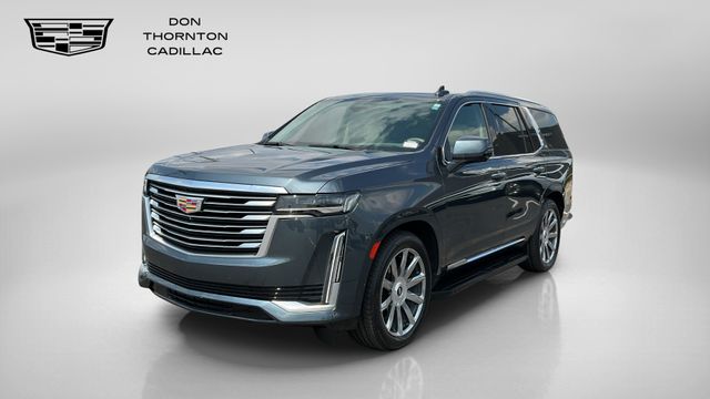 Shadow Metallic 2021 Cadillac Escalade SUV / Crossover Four-Wheel Drive 