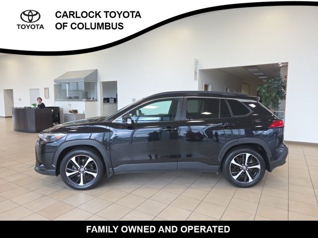Jet Black 2024 Toyota Corolla Cross Hybrid XSE AWD SUV / Crossover All-Wheel Drive Continuously Variable Transmission