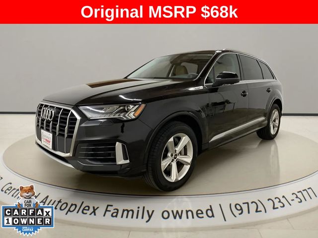 Black Metallic 2023 Audi Q7 SUV / Crossover All-Wheel Drive 8-Speed Automatic