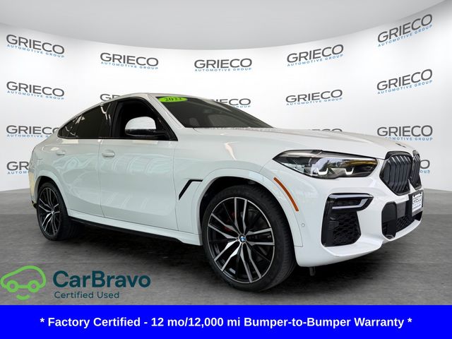 Alpine White 2022 BMW X6 SUV / Crossover All-Wheel Drive 8-Speed Automatic