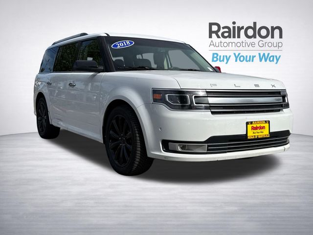 Oxford White 2018 Ford Flex SUV / Crossover All-Wheel Drive 6-Speed Automatic