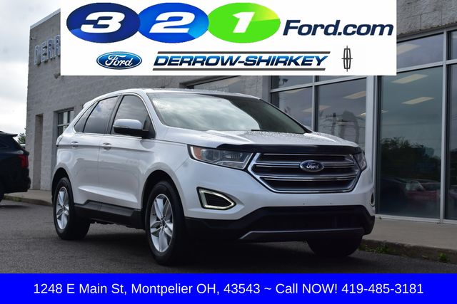 White Platinum Clearcoat Metallic 2015 Ford Edge SUV / Crossover All-Wheel Drive 6-Speed Automatic