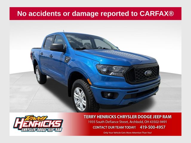 Velocity Blue Metallic 2023 Ford Ranger Pickup Truck Four-Wheel Drive Automatic