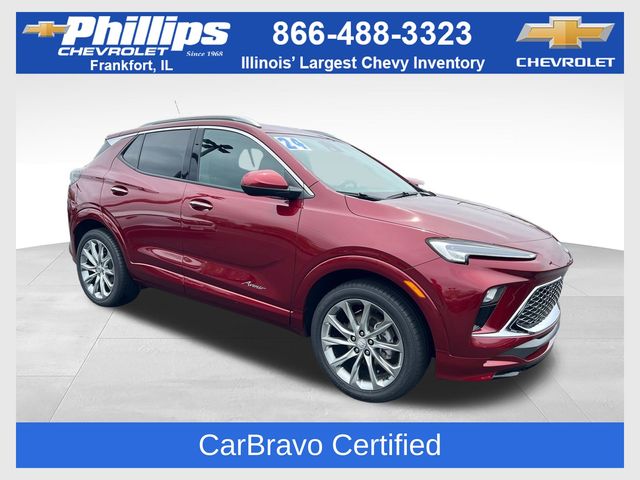 Cinnabar Metallic 2024 Buick Encore GX SUV / Crossover All-Wheel Drive 9-Speed Automatic