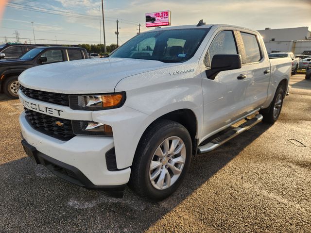 2021 Chevrolet Silverado 1500 Custom White at North Houston Mitsubishi