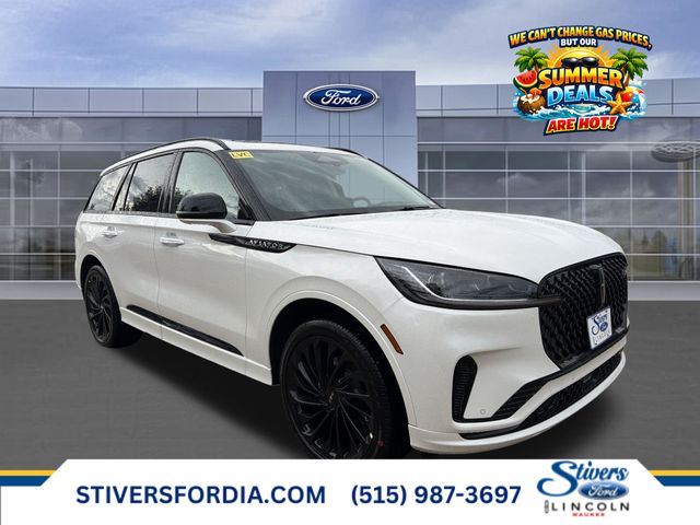 Pristine White Metallic Tri-Coat 2026 Lincoln Aviator Reserve AWD SUV / Crossover All-Wheel Drive Automatic