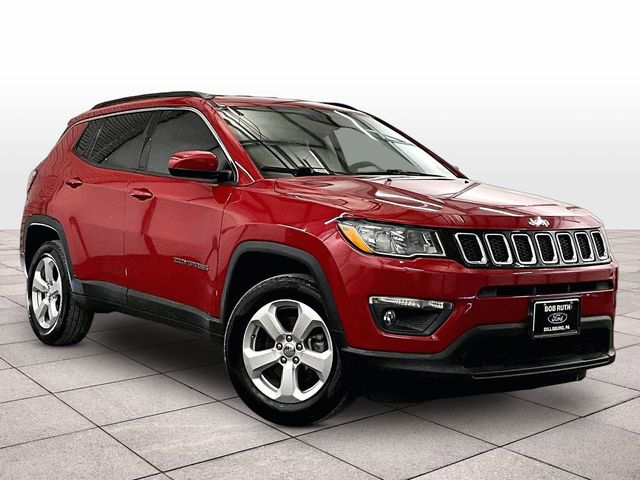2018 Jeep Compass Latitude Red at Subaru and VW of Moon Township
