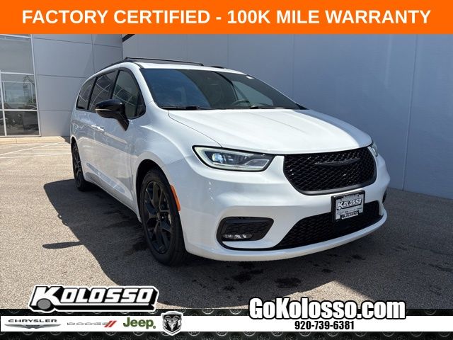 Bright White Clearcoat 2025 Chrysler Pacifica Minivan Front-Wheel Drive 9-Speed Automatic
