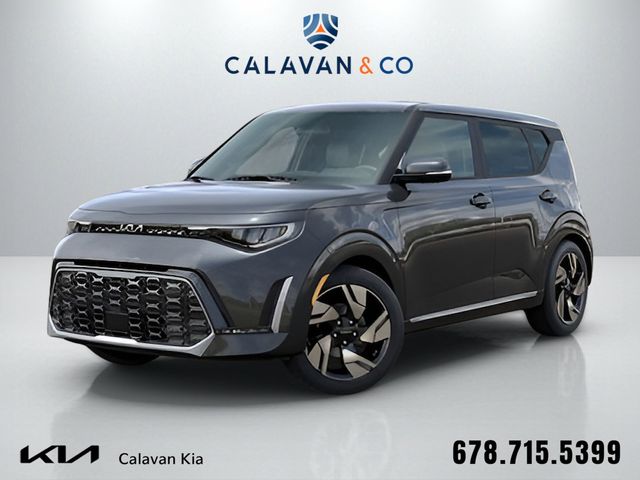 Gray 2025 Kia Soul GT-Line FWD SUV / Crossover Front-Wheel Drive Continuously Variable Transmission