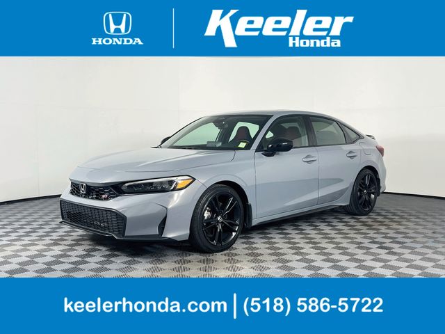 Urban Gray Pearl 2025 Honda Civic Sedan 6-Speed Manual