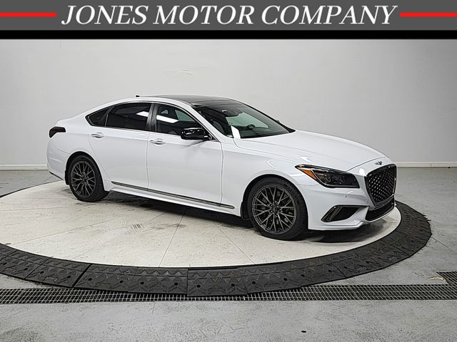 Casablanca White 2020 Genesis G80 Sedan Rear-Wheel Drive 8-Speed Automatic