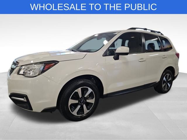 Crystal White Pearl 2018 Subaru Forester 2.5i Premium SUV / Crossover All-Wheel Drive Continuously Variable Transmission