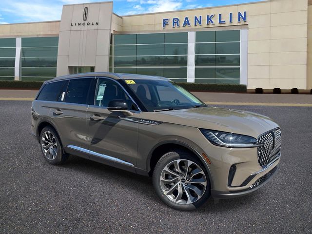 Harbor Gray Clearcoat 2025 Lincoln Aviator Premiere AWD SUV / Crossover All-Wheel Drive Automatic