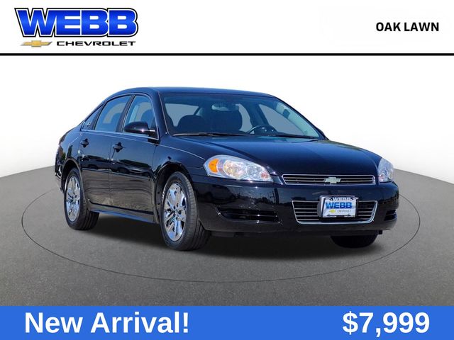 Black 2011 Chevrolet Impala Sedan Front-Wheel Drive 4-Speed Automatic Overdrive