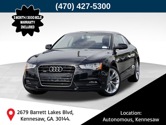 Brilliant Black/Black Roof 2014 Audi A5 Coupe All-Wheel Drive 6-Speed Manual