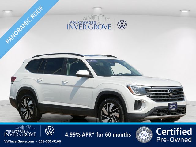 Opal White Pearl 2026 Volkswagen Atlas SUV / Crossover All-Wheel Drive 8-Speed Automatic