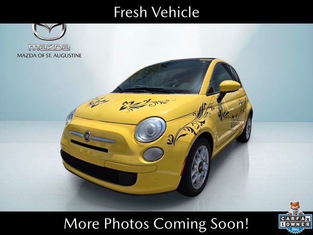 Giallo Midas 2013 FIAT 500 Convertible Front-Wheel Drive 6-Speed Automatic