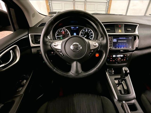 2019 Nissan Sentra SV Blue at Subaru and VW of Moon Township