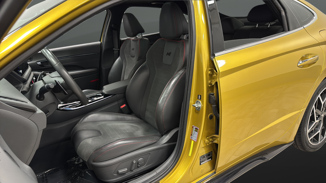Used 2021 Glowing Yellow Hyundai N Line image 9