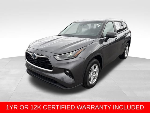 Magnetic Gray Metallic 2023 Toyota Highlander Hybrid SUV / Crossover Front-Wheel Drive Continuously Variable Transmission