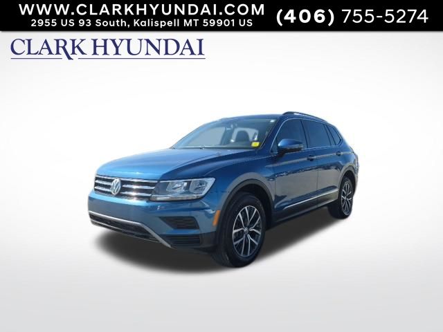 Blue Metallic 2018 Volkswagen Tiguan SE 4Motion SUV / Crossover All-Wheel Drive 8-Speed Automatic
