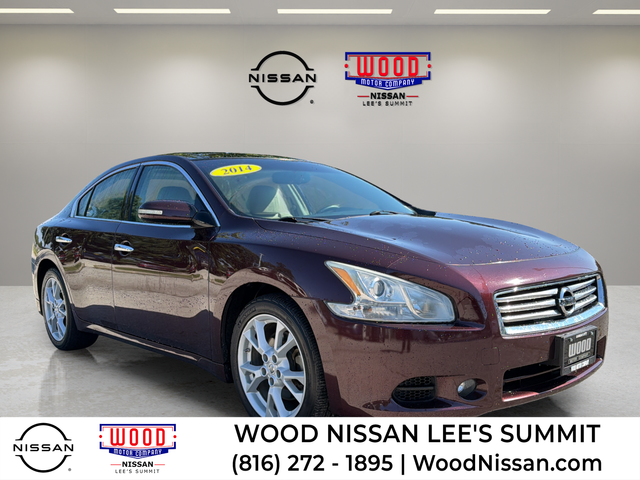 Midnight Garnet Metallic 2014 Nissan Maxima Sedan Front-Wheel Drive Continuously Variable Transmission