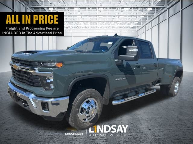 Cypress Gray 2026 Chevrolet Silverado 3500HD LT Crew Cab 4WD Pickup Truck Four-Wheel Drive Automatic