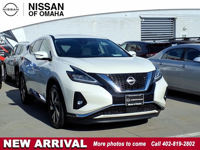 Pearl White Tricoat 2023 Nissan Murano SL AWD SUV / Crossover All-Wheel Drive Continuously Variable Transmission