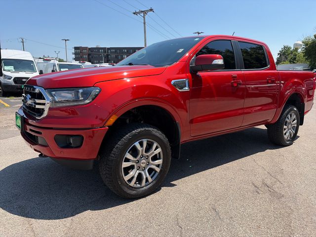 Red 2022 Ford Ranger Pickup Truck Four-Wheel Drive Automatic