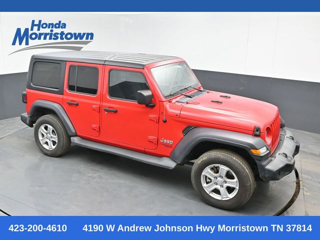 Firecracker Red Clearcoat 2020 Jeep Wrangler Unlimited Sport S 4WD SUV / Crossover Four-Wheel Drive 8-Speed Automatic