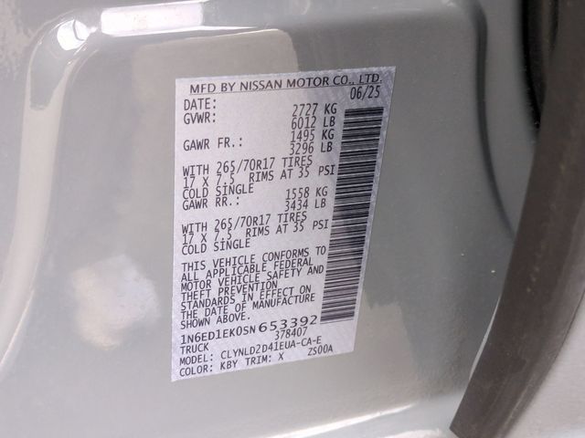 Used 2025 Gray Nissan PRO-4X image 35