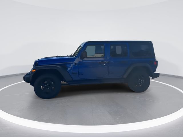 Used 2020 Blue Jeep Unlimited Sport S image 4