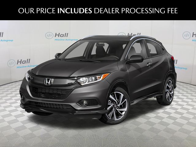 Gray (Modern Steel) 2019 Honda HR-V SUV / Crossover Front-Wheel Drive Continuously Variable Transmission