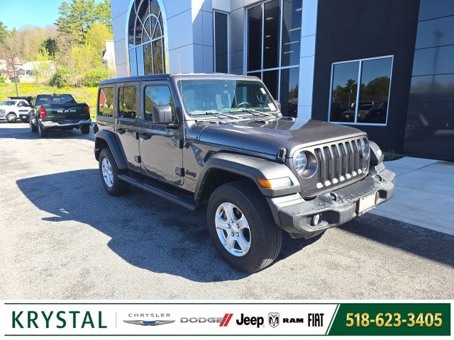 Gray (Granite Crystal Metallic Clearcoat) 2022 Jeep Wrangler SUV / Crossover Four-Wheel Drive 8-Speed Automatic