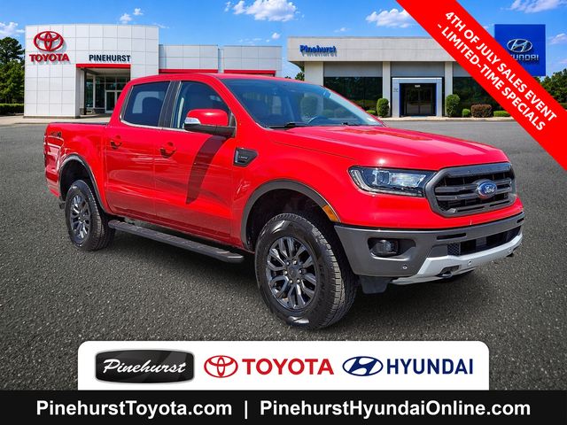 Red 2020 Ford Ranger Pickup Truck Four-Wheel Drive Automatic