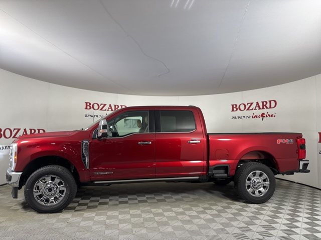 2025 Ruby Red Metallic Tinted Clearcoat Ford Super Duty F-350 SRW Lariat 4X4 Truck